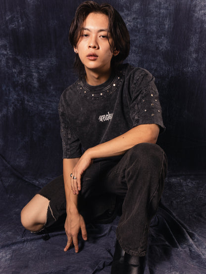Metal Savage Acid Wash T-shirt