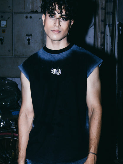 Tie-dye Black Tanktop