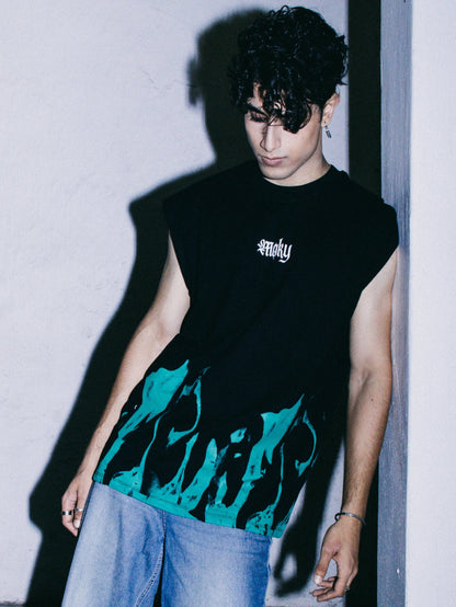 Fire Designed Black Tanktop