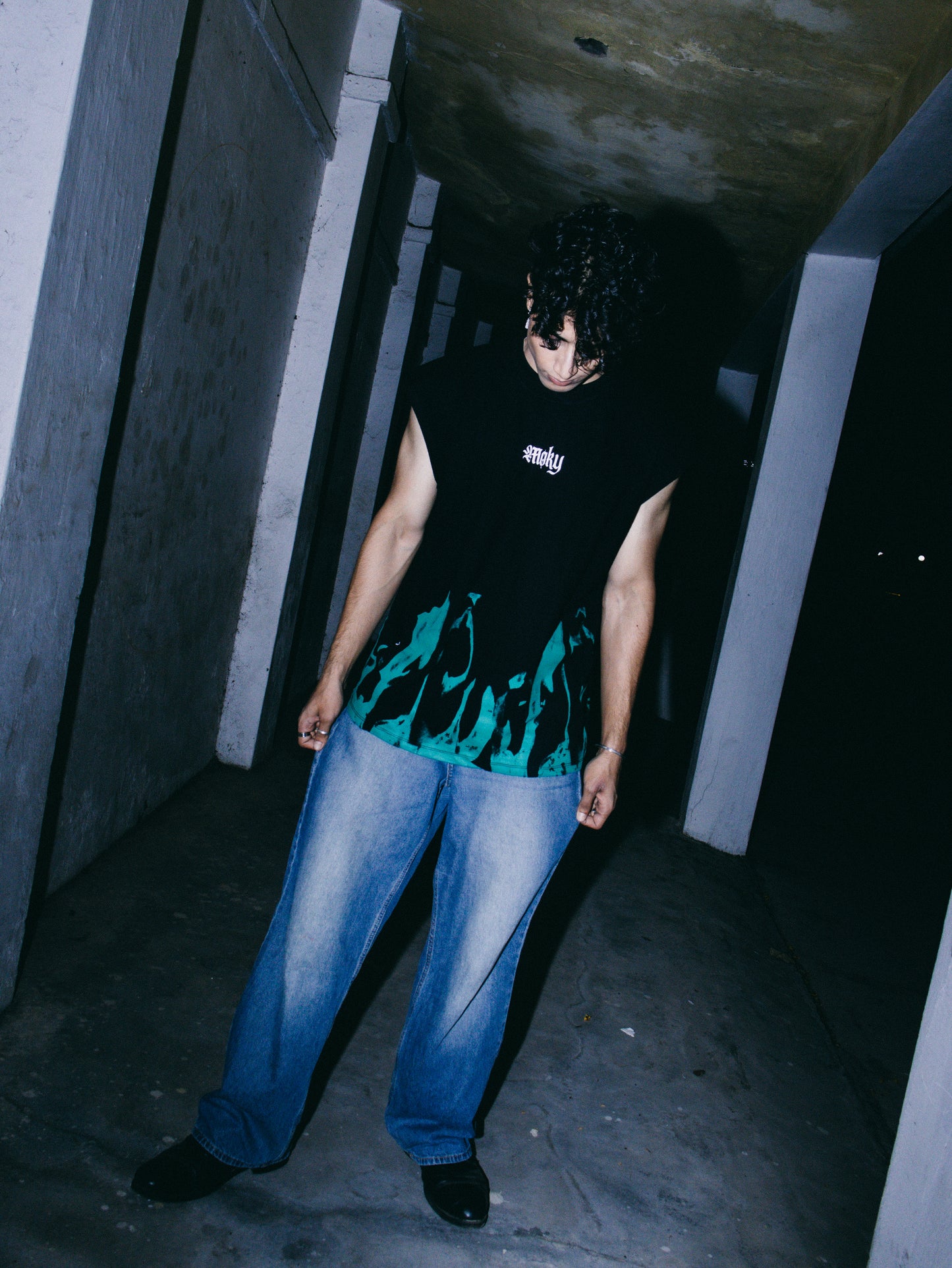 Fire Designed Black Tanktop