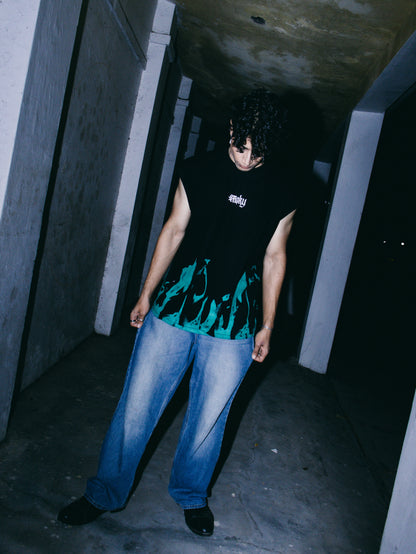 Fire Designed Black Tanktop