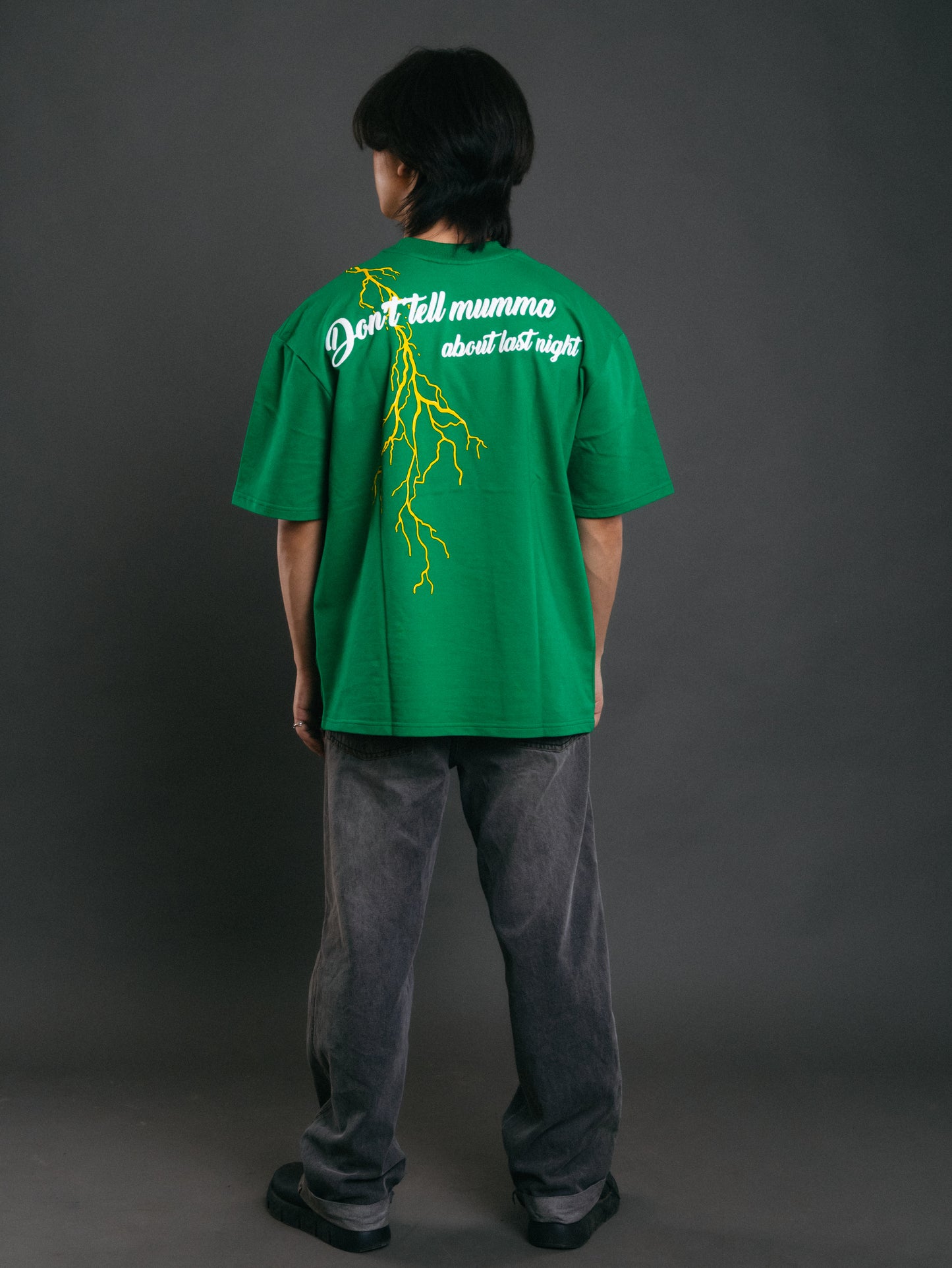 Don't Tell Mumma Green T-shirt